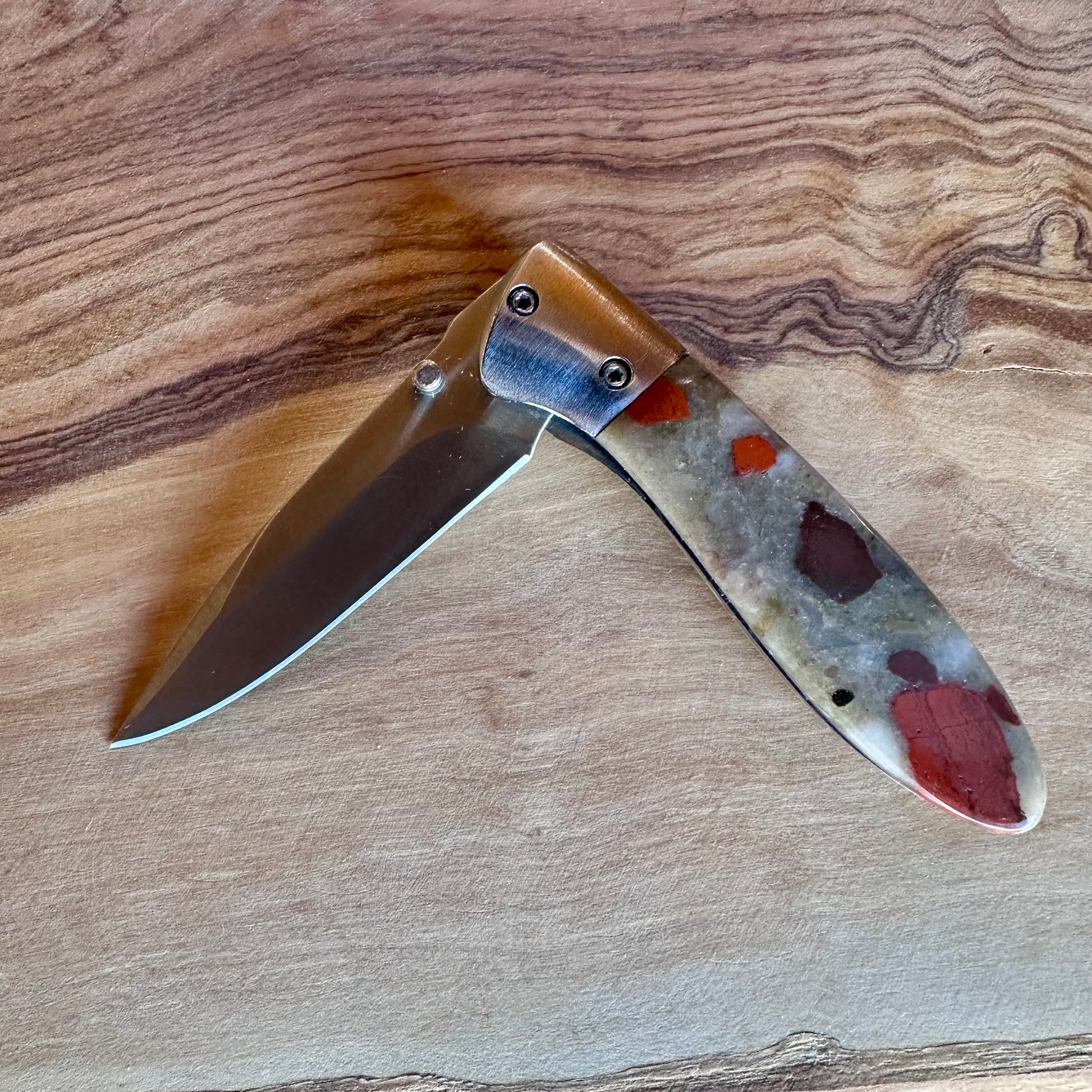 FOLDING POCKET KNIFE W/POCKET CLIP
