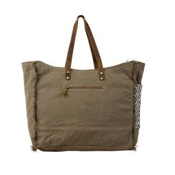 SAND WEAVER WEEKENDER BAG